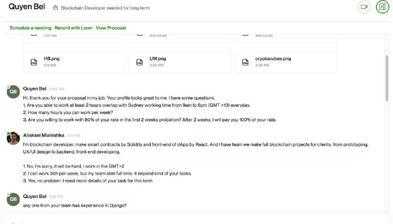 Мошенники на Upwork: как блокчейн-разработчику не словить вирус и не потерять деньги